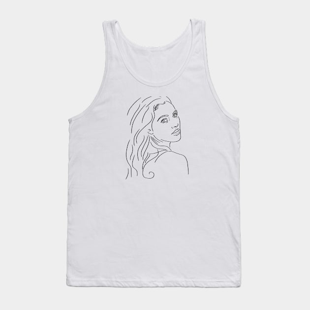 Girl Tank Top by DimaKova